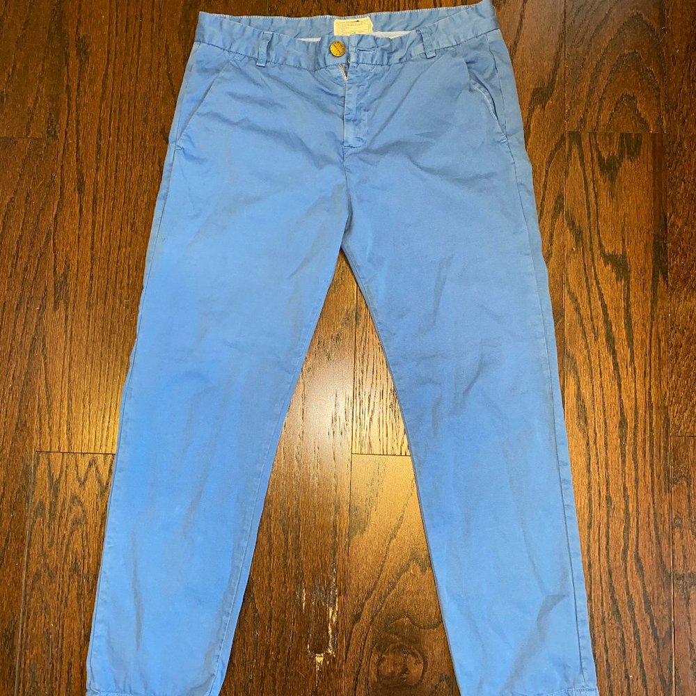CURRENT/ELLIOTT Womens Captain Trouser Havana Blue